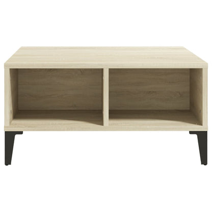 Mesa de centro 60x60x30 cm derivados de madeira carvalho sonoma