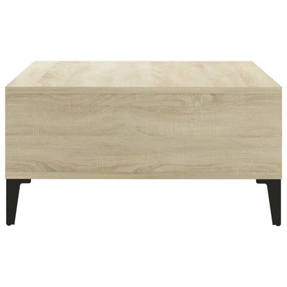 Mesa de centro 60x60x30 cm derivados de madeira carvalho sonoma