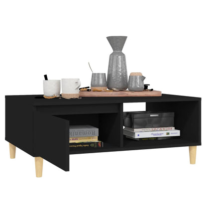 Mesa de centro 90x60x35 cm derivados de madeira preto