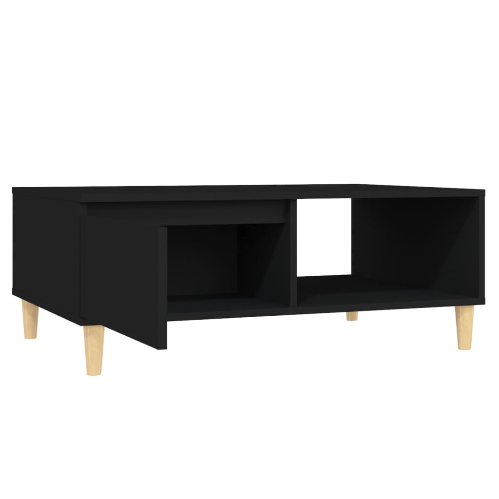 Mesa de centro 90x60x35 cm derivados de madeira preto
