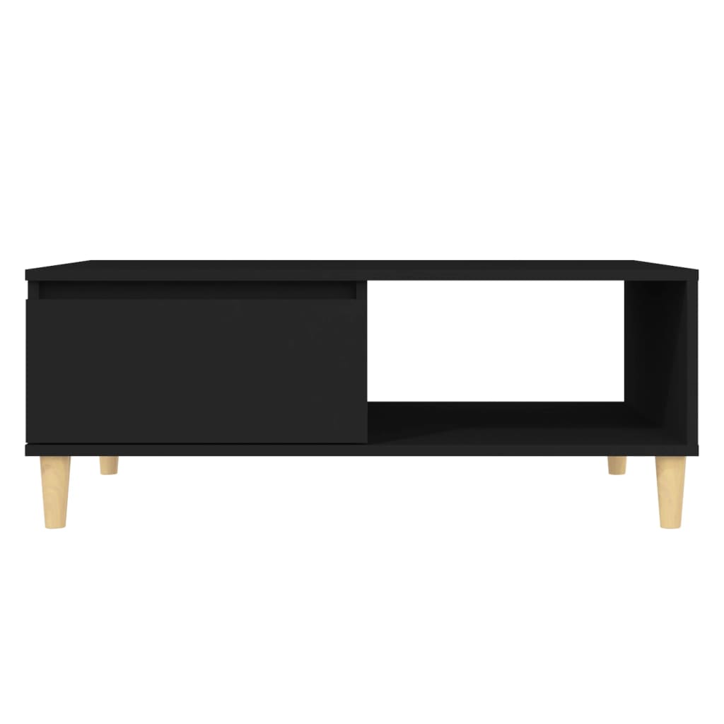 Mesa de centro 90x60x35 cm derivados de madeira preto