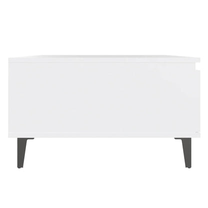 Mesa de centro 90x60x35 cm contraplacado branco