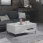 Mesa de centro 90x60x35 cm contraplacado branco