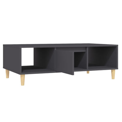 Mesa de centro 103,5x60x35 cm derivados de madeira cinza