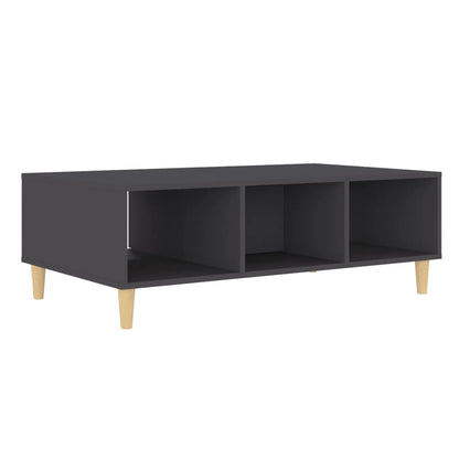Mesa de centro 103,5x60x35 cm derivados de madeira cinza