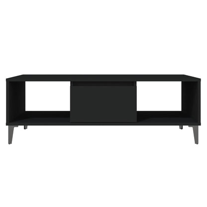 Mesa de centro 103,5x60x35 cm derivados de madeira preto