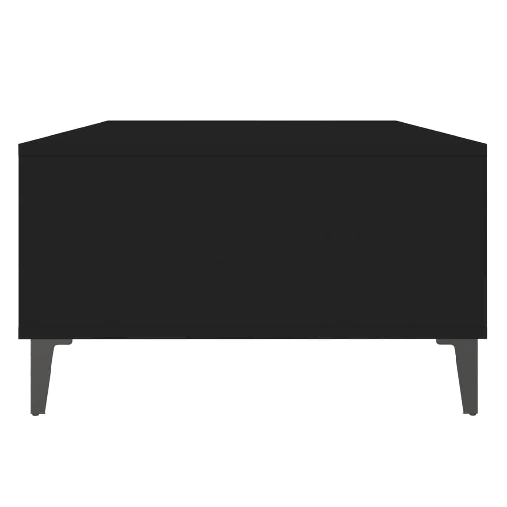 Mesa de centro 103,5x60x35 cm derivados de madeira preto
