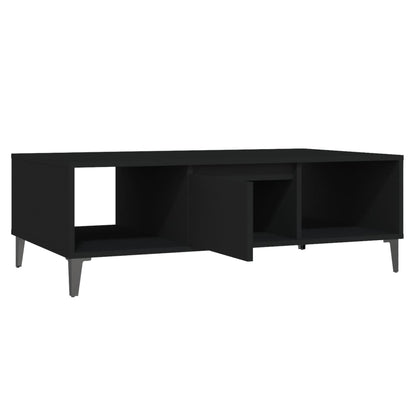 Mesa de centro 103,5x60x35 cm derivados de madeira preto