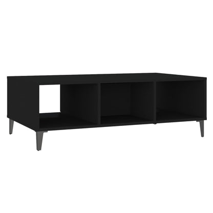 Mesa de centro 103,5x60x35 cm derivados de madeira preto