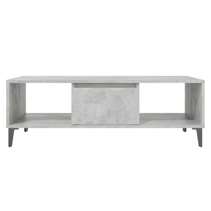 Mesa de centro derivados de madeira cinzento cimento
