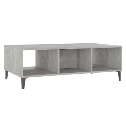 Mesa de centro derivados de madeira cinzento cimento
