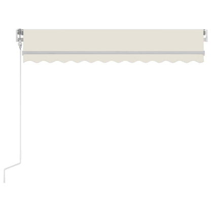 Toldo retrátil automático 300x250 cm cor creme