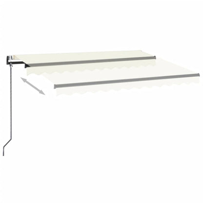 Toldo retrátil automático 350x250 cm creme