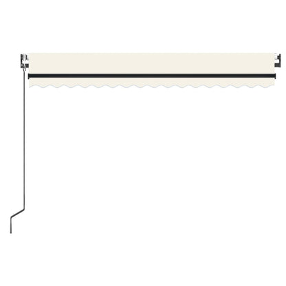 Toldo retrátil automático 400x350 cm creme
