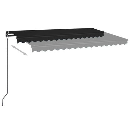 Toldo retrátil manual 450x350 cm antracite
