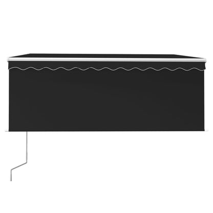 Toldo retrátil automático com estore 3x2,5 m antracite