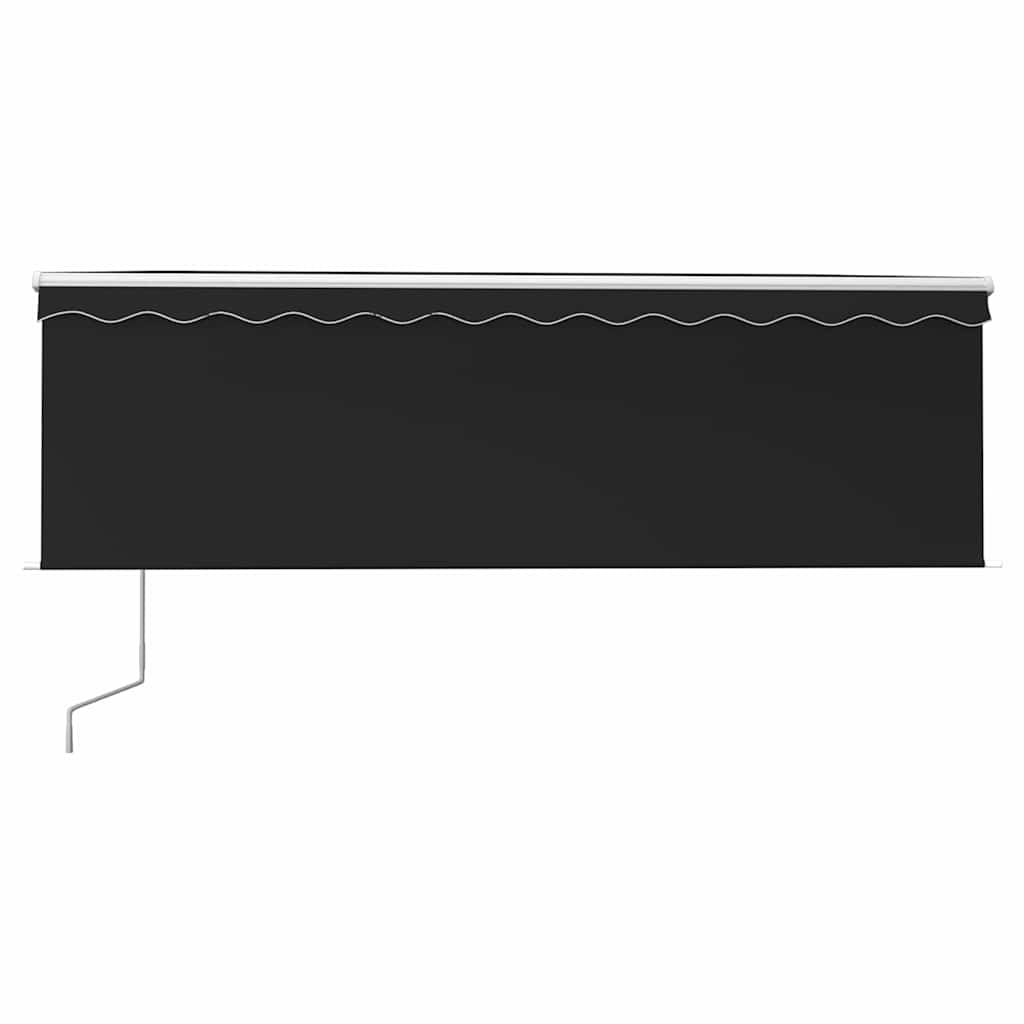 Toldo retrátil automático com estore 4,5x3 m antracite