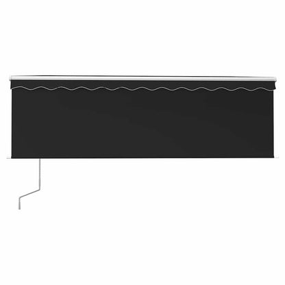 Toldo retrátil automático com estore 4,5x3 m antracite