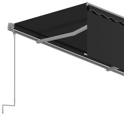Toldo retrátil automático com estore 3x2,5 m antracite
