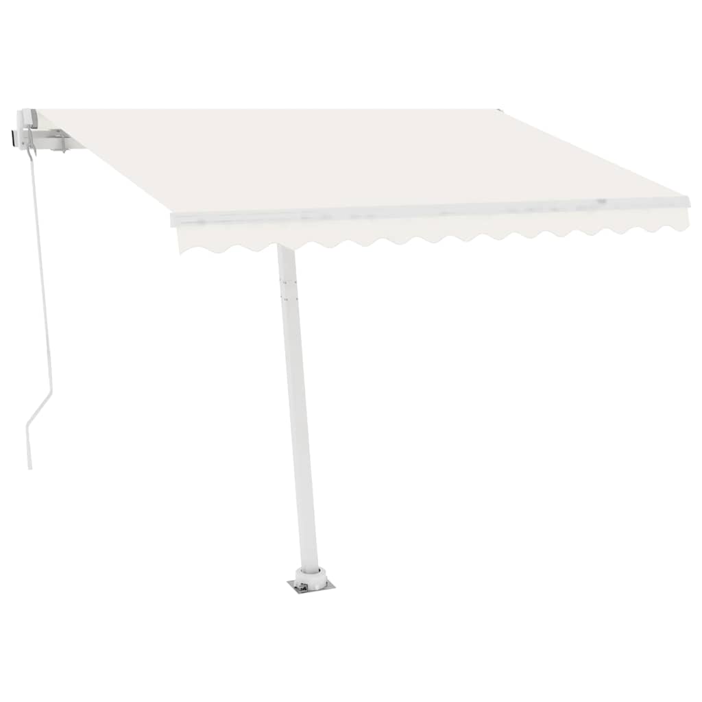 Toldo automático independente 300x250 cm cor creme
