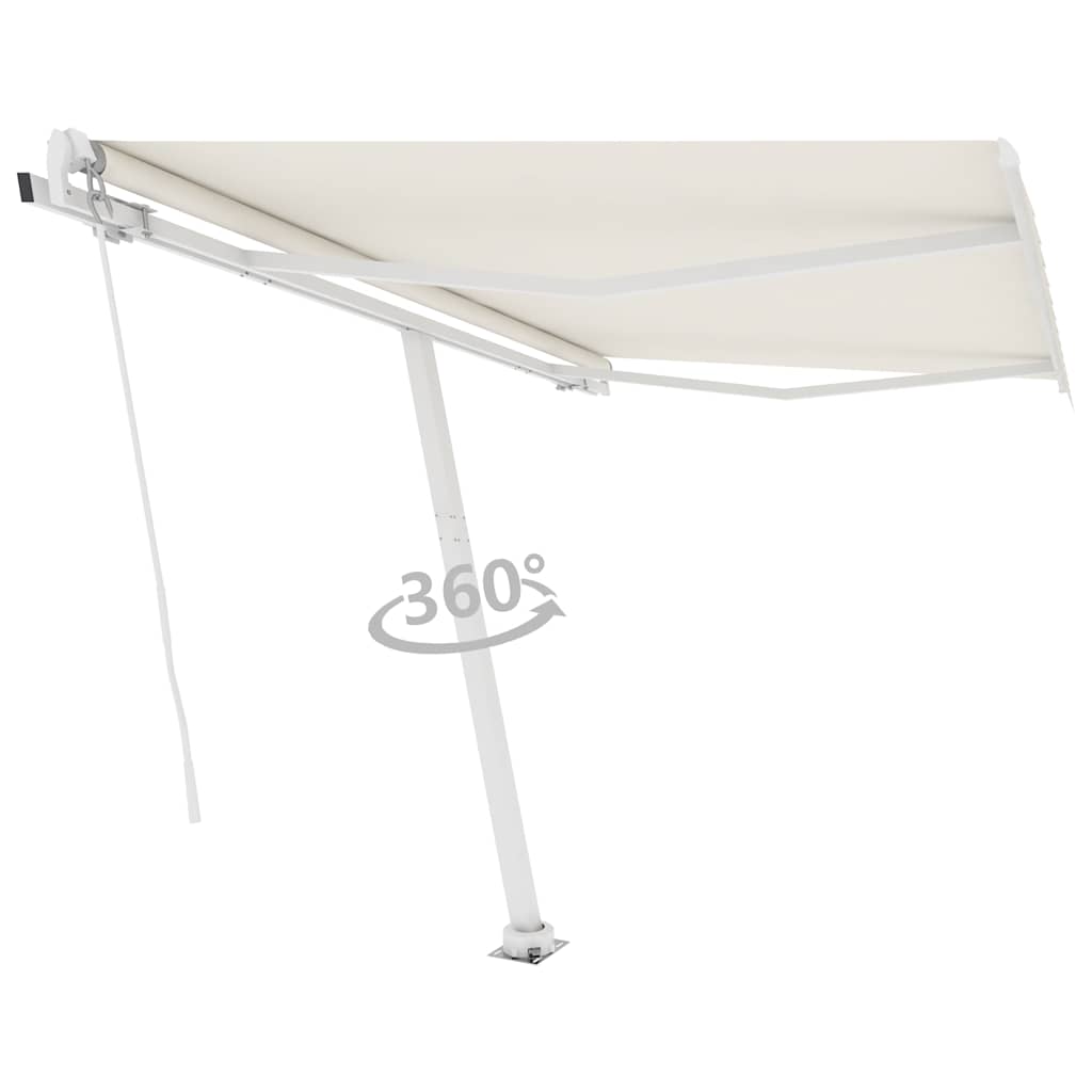 Toldo automático independente 350x250 cm cor creme
