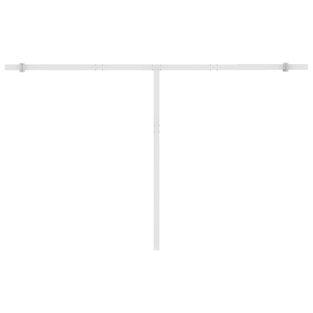 Toldo automático independente 450x300 cm laranja e castanho