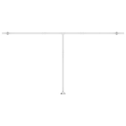 Toldo automático independente 600x300 cm azul e branco