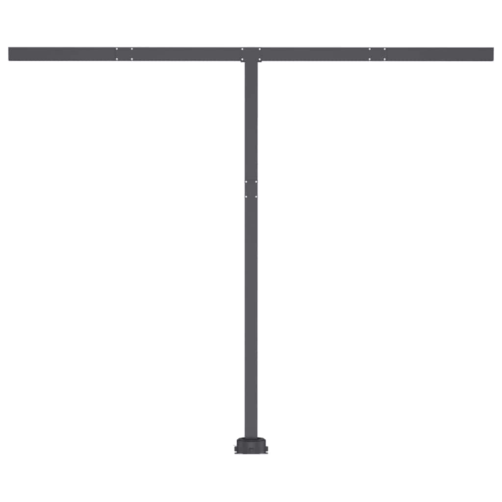 Toldo retrátil manual com LED 300x250 cm cor creme