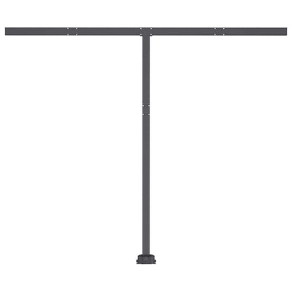 Toldo retrátil manual com LED 300x250 cm cor creme
