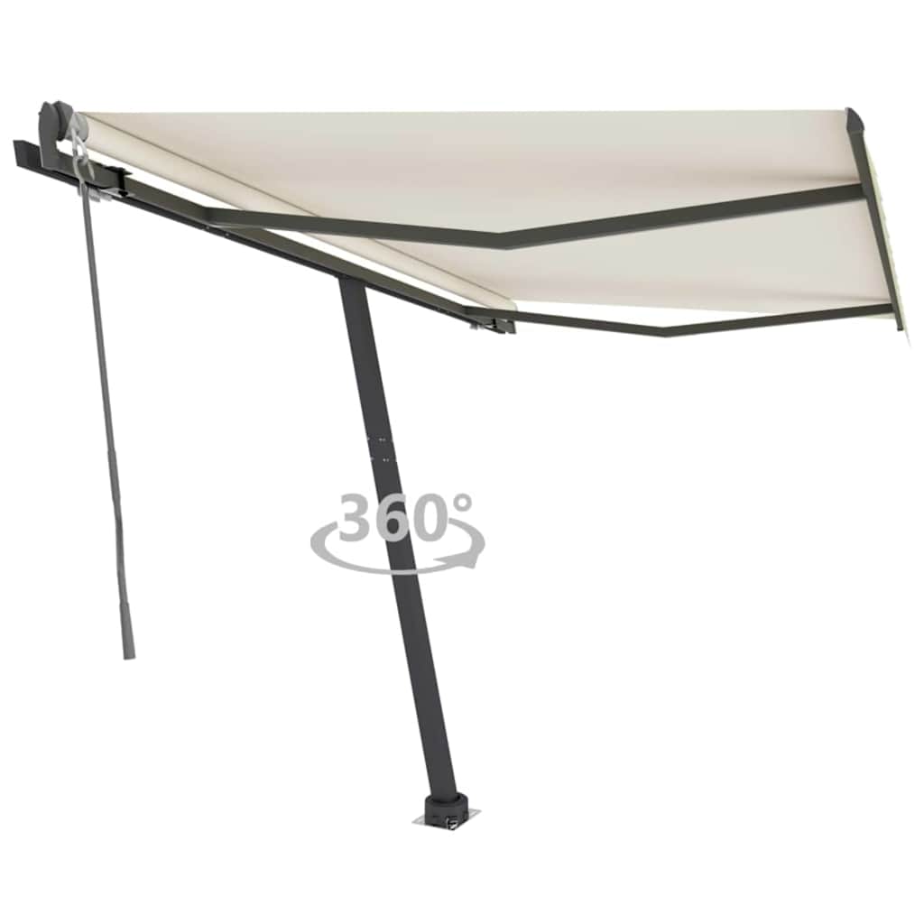 Toldo automático independente 300x250 cm cor creme