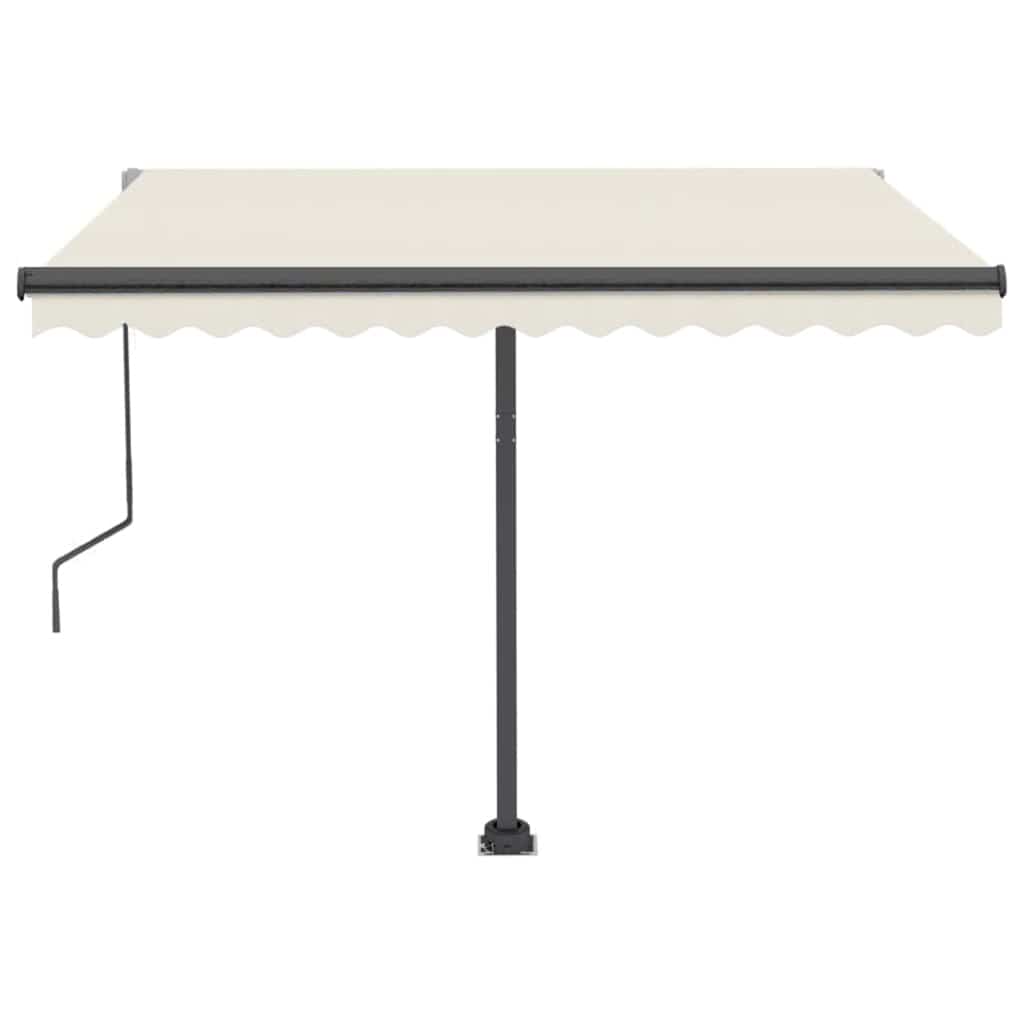 Toldo automático independente 300x250 cm cor creme