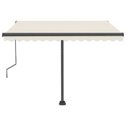 Toldo automático independente 300x250 cm cor creme
