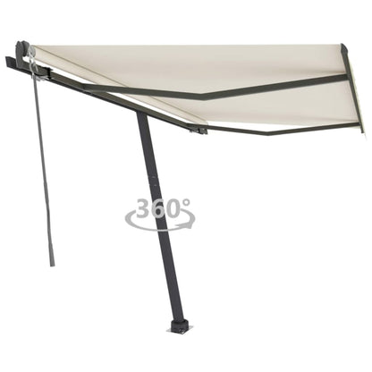 Toldo automático independente 350x250 cm cor creme