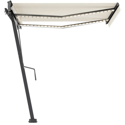 Toldo automático independente 350x250 cm cor creme