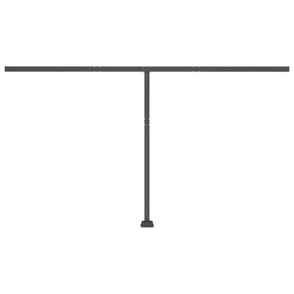 Toldo retrátil manual com LED 400x300 cm cor creme