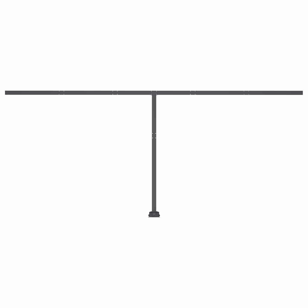 Toldo retrátil manual independente 600x300 cm cor creme