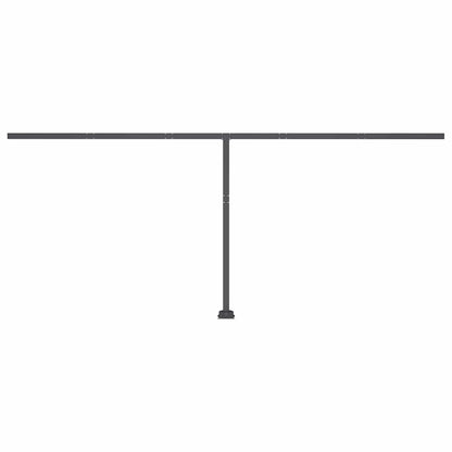 Toldo retrátil manual independente 600x300 cm cor creme