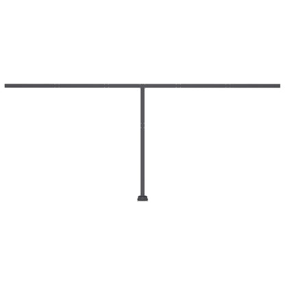 Toldo automático independente 600x350 cm azul e branco