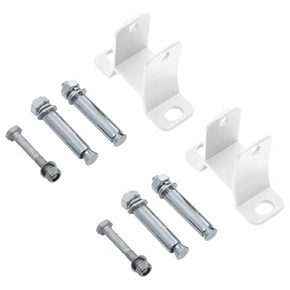 Toldo retrátil automático com postes 3,5x2,5 m cor creme