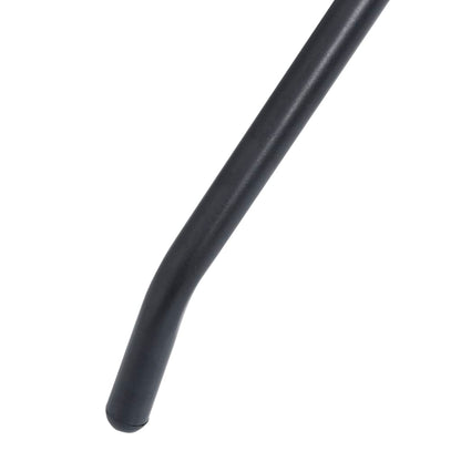 5 pcs conjunto de jantar para jardim alumínio e textilene preto