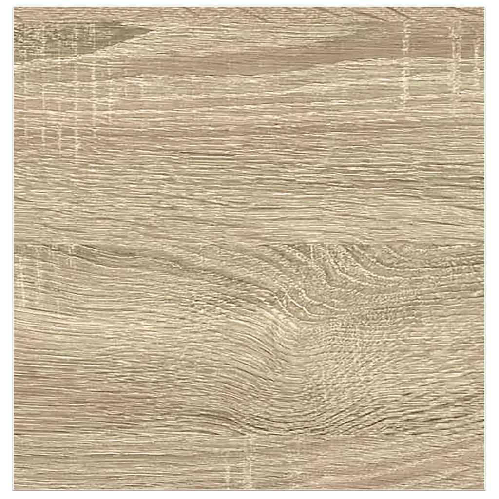 Prateleira parede suspensa 23x23,5x3,8 cm MDF carvalho e branco