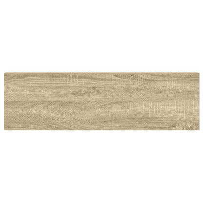 Prateleiras parede 2pcs 90x23,5x3,8 cm MDF cor carvalho/branco