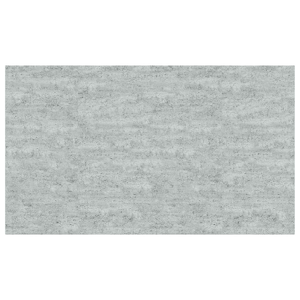 Prateleira de parede suspensa 40x23x3,8 cm MDF cinzento-cimento