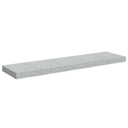 Prateleiras de parede 4 pcs 90x23,5x3,8cm MDF cinzento-cimento
