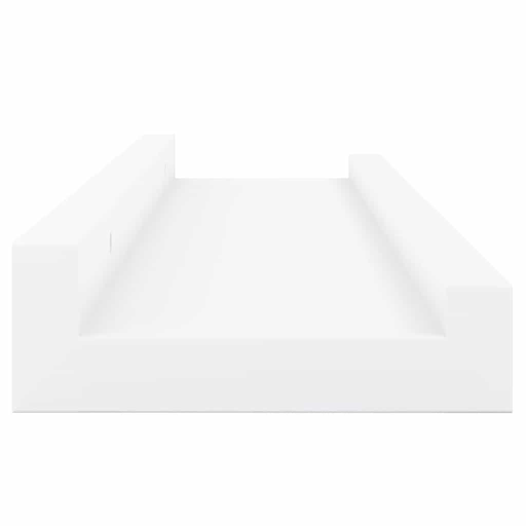 Prateleiras de parede 4 pcs 40x9x3 cm branco