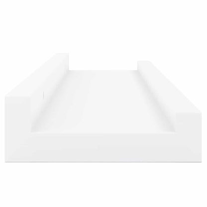 Prateleiras de parede 4 pcs 40x9x3 cm branco