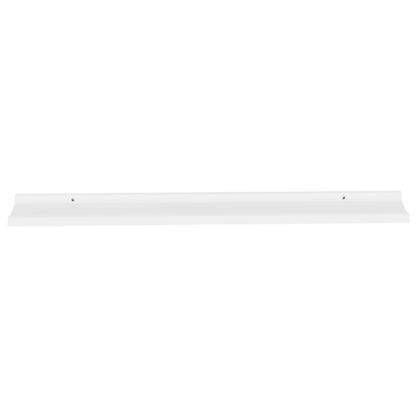 Prateleiras de parede 4 pcs 115x9x3 cm branco