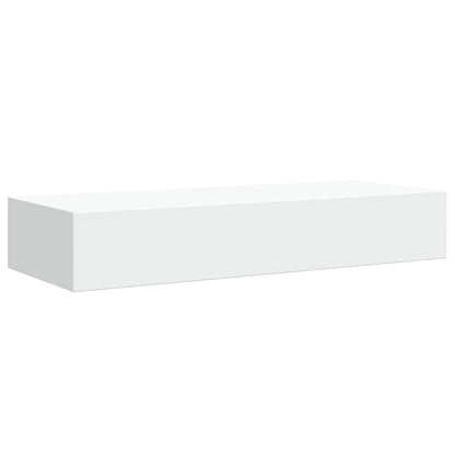 Prateleira de parede com gaveta MDF 60x23,5x10 cm branco