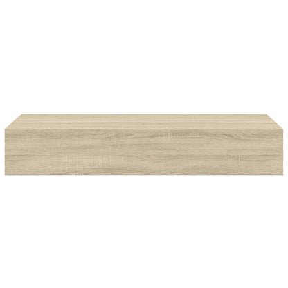 Prateleira de parede com gaveta MDF 60x23,5x10 cm cor carvalho