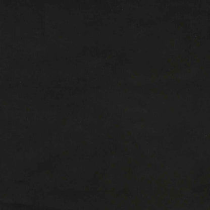 Cadeira de descanso com banco veludo preto